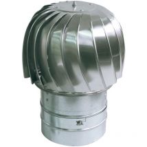 Spiroflex - 250mm Norme filature cheminée capot aluminium ventilation de courant descendant