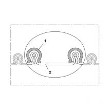 Absaug- und Gebläseschlauch cp sil 460 200-203 mm 212,00 mm ( 4501402977 ) - Norres