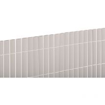 Canisse pvc double face 20mm - Blanc - 1,5x3m - Nortene