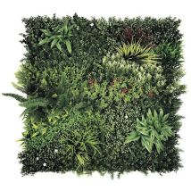 Nortene Panneau décoratif Grazing feuillage synthétique - Vert - 1x1m