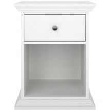 North Nachttisch 1 Schublade weiß.
