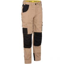 Pantalon canvas adam beige/noir T46