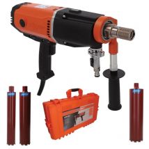 Norton Clipper 3-Gang Kernbohrmotor Handkernbohrgerät CDM 204 mit Koffer/Zubehör