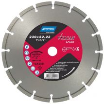 Saint Gobain - Norton Clipper Diamant Trennscheibe vulcan laser 230 x 22,23 mm für Beton