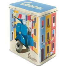 Nostalgic-art Contenitore In Stile Retrò, L, 3 L, Vespa - Italian Laundry, Idea Regalo Per Gli Appassionati Di Scooter, Grande Latta, Design Vintage