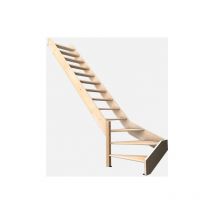 Nostra – Scala in legno con 1/4 di giro a sinistra in faggio