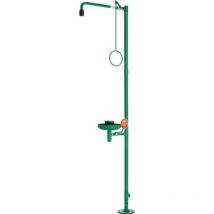 B-SAFETY Notdusche ClassicLine mit Augendusche mit Auffangbecken ( 4000387004 )