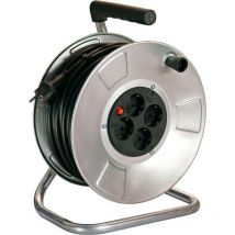 Avvolgicavo in metallo 50m IP20 H05RR-F3G15