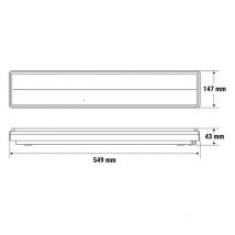 Beghelli - Ticinque se LED-Notleuchte 18W 4000K IP42 549 mm 8584