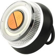 Sjqka - Notlicht, Auto-Warnlicht, Verkehrszeichenlicht, blinkendes LED-Warnlicht mit Magnetfuß und Haken