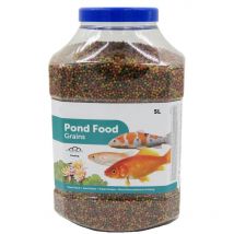 Nourriture pour poisson d'étang, bassin aquatique granulats - 5 Litres Animallparadise