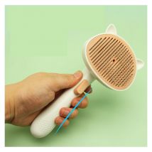 Gotrays - Nouveau peigne d'épilation pour animaux de compagnie pour enlever les cheveux flottants peigne chien épilation brosse chat artefact