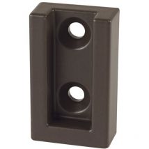 Support de barre rectangulaire New Kerri latéral Anthracite 30X12