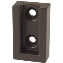 Support de Barre Rectangulaire New Kerri Side Argent Mat 30X12