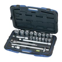 Heytec - Jeu De Clés À Douille 50810131080 21 Pièces 3/4 Po. Ouverture De Clé 19-50 Mm Nombre De Dents 72 6 Pans