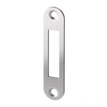 BKS - Plaque de frappe plate S412 inox rd Stulp-B.20mm