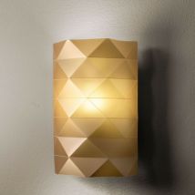Linea Zero - Nouvelle applique dorée Cm. 22 x 11 x 32h
