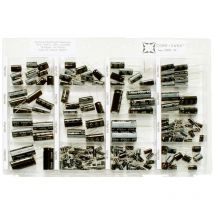 CCC-17 Assortiment de condensateurs électrolytiques sortie radiale 16 v, 25 v, 35 v, 63 v 20 % 167 parties R722082 - Nova