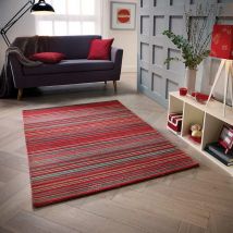 Oriental Weavers - Carter Red 80cm x 150cm Rectangle - Red