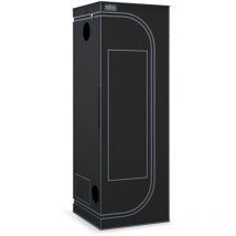 Novagrove Growzelt 60x60x180cm, Growbox Mit 1680d Robuster & Wasserdichter Außenschicht, Aluminium-innenbeschichtung, Mit Sichtfenster & Bodenwanne, 