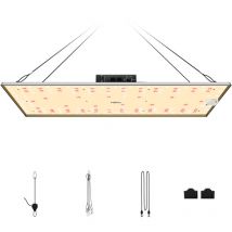Novagrove Pflanzenlampe Led Vollspektrum, 200w Grow Lampe Für Growbox 60x120cm, Grow Light Mit Dimmbar & Daisy Chain, Ec20