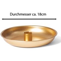 12x Novaliv Standkerzenhalter Stabkerzenhalter 12x Gold
