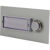 Friedland Klingel-Taster 1-fach Unterputz mit Licht Alu Taster