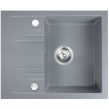 Abwäschen - Granit-Spülbecken 58x48 cm, grau DRGM48/58GA - Novaservis