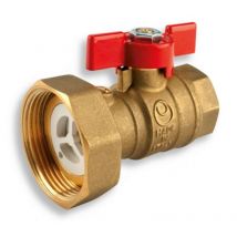 Installation - Kugelhahn 1' mit Halbfitting und Rückschlagventil für 6/4' Pumpe JY520/25 - Novaservis