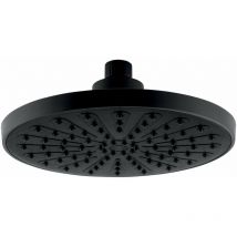 Kopfbrausen - Kopfbrause, Durchschnitt 20 cm, 1 Strahlart, Schwarz matt RUP/200,5 - Novaservis