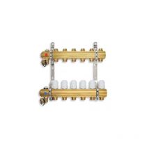 Matériel de plomberie - Collecteur avec vannes de contrôle, thermostatiques et mécaniques, 10 circuits RZ10S - Novaservis