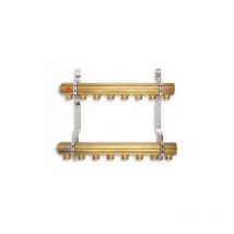 Novaservis - Matériel de plomberie - Collecteur avec vis unilatérale G1', 2 circuits RPN02