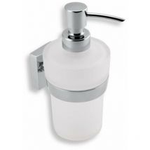 Metalia 12 - Dispenser di sapone liquido, vetro/cromo 0255,0 - Novaservis