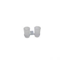 Novaservis - Metalia 9 - Double porte-verre pour hygiène dentaire, chrome 0957,0