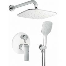 Novaservis - Nobless Tina - Set miscelatore ad incasso e accessori doccia, cromo/bianco SADA38050R,1