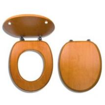 Novaservis Prestige - Sitz furniertes Holz, heller Nussbaum WC/ORECH