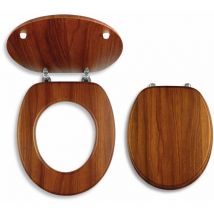 Novaservis Prestige - Wc-sitz, Holz Furniert, Buche, Dunkel Wc/dub2