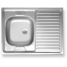 Viers - Évier 60x80 cm, inox DR60/80 - Novaservis