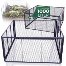 Novatool - Komposter Garten-komposter Komposter + Deckel + Boden