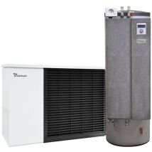 Novelan - Luft/Wasser-Wärmepumpe lad 7-CSD, 7,7kW bei A2/W35, R290, 400V, Außen, inkl. Compactstation, Dual