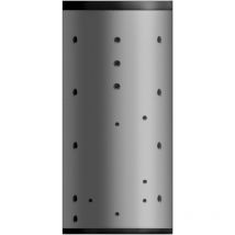 Trennpufferspeicher tps 750, 750l, 8 Muffen Heizwasser, 3 Muffen Heizstab, 3 Fühlertauchhülsen, Fühler, PU-Isolierung - Novelan