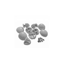 Confezione cuscinetti superiori King 2P VERS.0 Novellini R03KI2PSU1 | Cromo/bianco - Cromo/bianco