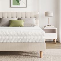 Novilla - Matratze 140x200 cm Federkernmatratze Härtegrad H3 Öko-Tex Zertifiziert 7 Zonen Taschenfederkern mit Komfortschaum und Atmungsaktiv Bezug