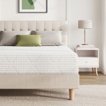 Novilla - Matratze 160x200 cm Federkernmatratze Härtegrad H4 Öko-Tex Zertifiziert 7 Zonen Taschenfederkern mit Komfortschaum und Atmungsaktiv Bezug