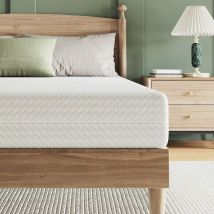 Novilla - Matratze 90x200 H3/H2 7-Zonen Kaltschaummatratze Größe + Höhe wählbar Atmungsaktive 60°Waschbare Bezug Öko-Tex CertiPUR us Rollenmatratze