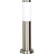 Borne abrego IP44 E27 11W 450mm Acier inoxydable