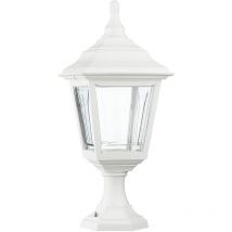 Baliza clásica clic-clac 4 IP44 E27 42W 500mm Blanco