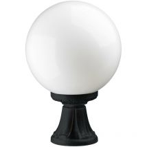 Baliza clásica indura globo IP55 E27 70W 450mm Negro