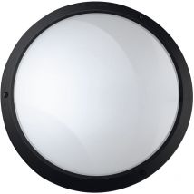 Aplique Plaff Round Ip65 E27 42w Negro