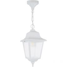 Suspension classique rob IP44 E27 42W Verre gelé Blanc